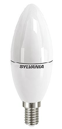 Sylvania - 26931 - Sylvania ToLEDo 系列 6.5 W 470 lm 暖白色 LED GLS 灯 26931, E14 灯座, 蜡烛形灯, 220 → 240 V (相当于 40W 白炽灯)		
