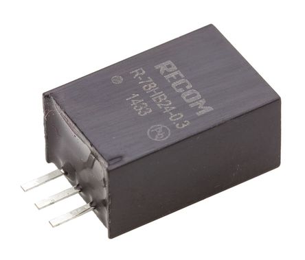 Recom - R-78HB24-0.3 - Recom 8W ѹ R-78HB24-0.3, 36  72V, 24V, 300mA (1) , 92%Ч, SIP װ		