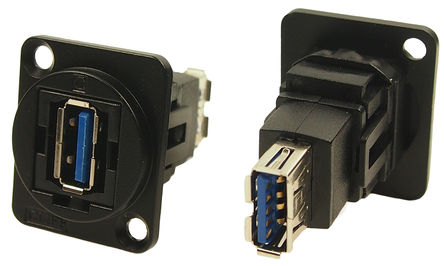 RS Pro - CP30205NMB - RS Pro FT ϵ 1 ˿ ֱ USB3.0 USB   CP30205NMB, 尲װ		