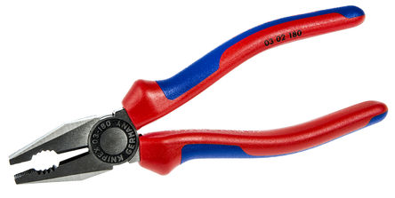 Knipex - 03 02 180 SB - Knipex ߸ ǯ 03 02 180 SB, и еӲߣ3.4 mmӲߣ2.2 mmʺߣ12 mm, ܳ180 mm		