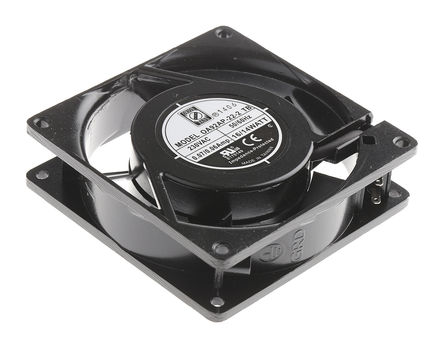 RS Pro - OA92AP-22-2TB - RS Pro OA92 ϵ 10W 230 V   OA92AP-22-2TB, 46m3/h, 2300rpm, 92 x 92 x 26mm		