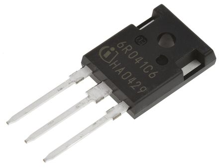 Infineon - IPW60R041C6 - Infineon CoolMOS C6 ϵ Si N MOSFET IPW60R041C6, 77 A, Vds=650 V, 3 TO-247װ		