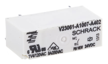 TE Connectivity - 4-1393222-2 - TE Connectivity V23061A1007A402  PCB װ Ǳ̵, 24V dc		