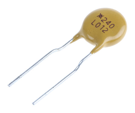 Littlefuse - LVR012K - Littlefuse 0.12A  ߵ PCB ̶ɸλ۶ LVR012K, 1W, 240V dc, 8.3 x 3.8 x 12.9mm		