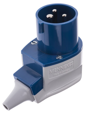 Mennekes - 1411 - Mennekes ɫ 3P ҵԴ ֱ °װ ͷ 1411, 16A, 230 V, IP44		
