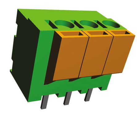 TE Connectivity - 1776260-3 - TE Connectivity Buchanan ϵ 5.08mm ھ 3 · ĸ ɫ ֱ ӡˢ·߶ӿ 1776260-3, 尲װ, Ӷ˽		