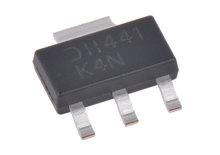 DiodesZetex - DZT5551-13 - DiodesZetex DZT5551-13 , NPN , 600 mA, Vce=160 V, HFE:50, 300 MHz, 3 + Tab SOT-223װ		