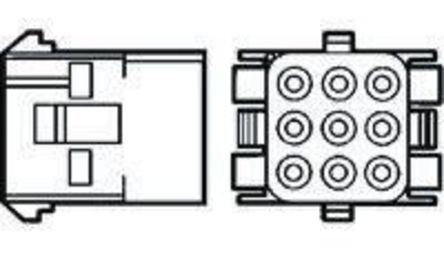 TE Connectivity - 926647-3 - TE Connectivity Universal MATE-N-LOK ϵ 6.35mm ھ 3  15 · ĸ ѹ 926647-3		