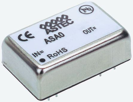 Astec - ASA00BB36 - Astec 6W ʽֱ-ֱת ASA00BB36, 18  75 V ֱ, 12V dc, 250mA, 1.5kV dcѹ, DIPװ		