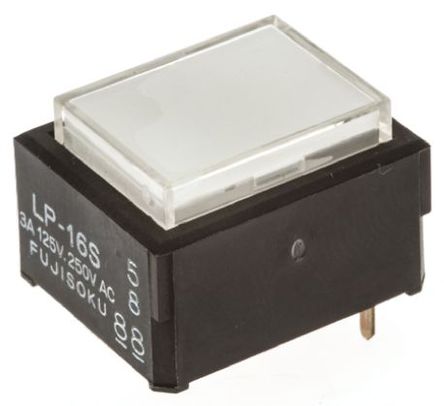 Fujisoku - LP1W-16S-509-Z - Fujisoku LP1W-16S-509-Z ɫ On-(On) ˫ ɫLED PCB ť, 3 A@ 125/250 V 3 A@ 30 V ֱ		