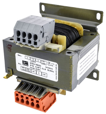Block - STEU160/23 - Block 160VA ѹ STEU160/23, 2, :215V ac, 230V ac, 245V ac, 385V ac, 400V ac, 415V ac μ:115V ac, DIN 졢		