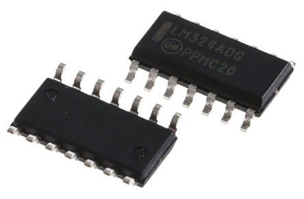 ON Semiconductor - LM324ADG - ON Semiconductor LM324ADG · Ŵ, 1MHz, 3  32 VԴѹ, ʽ, 14 SOICװ		