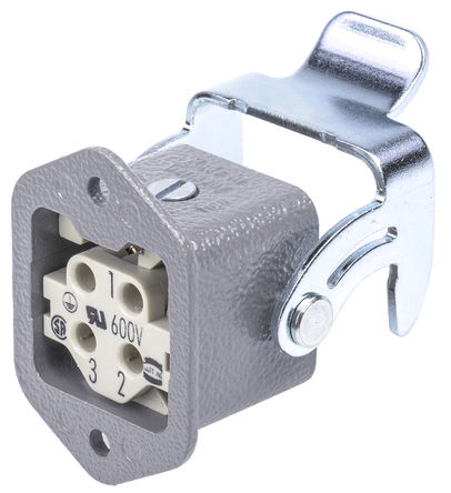 Harting - 09200030301+09200032711 - Harting Han A ϵ 3 + PE   󸺺ɵԴ׼ ׼ 09200030301+09200032711, 10A, 230  400 V 		