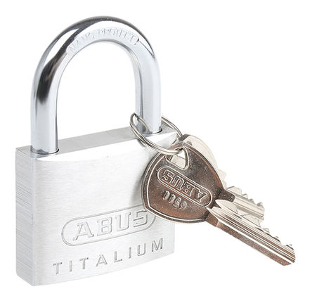 ABUS - 64TI/50 KA6511 - Abus 64TI/50 KA6511 ͬ ɫ Titalium ʴ, 8mm 		