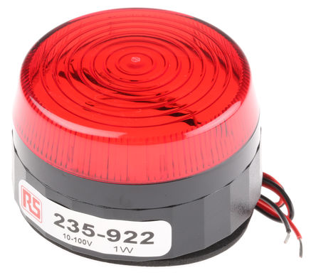 RS Pro - XLP1MV R - RS Pro V10998 ϵ ɫ   źŵ XLP1MV R, 10  100 V ֱ20  72 V , 氲װ		