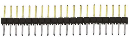 Samtec - TSW-120-08-L-S - Samtec TSW ϵ 20· 2.54mmھ (1) ֱ Ź TSW-120-08-L-S, Ӷ˽, 7.6A, ͨ		