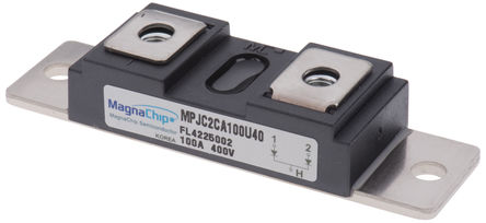 MagnaChip - MPJC2CA100U40 - MagnaChip MPJC2CA100U40 , Io=200A, Vrev=400V, 60ns, 2 3DM-2NIװ		