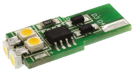 JKL Components - LEFW-M12 - JKL Components ɫ ƽШ LEDָʾƵ LEFW-M12, оƬ, T - 3 1/4, 12 V /ֱ, 100 mA		