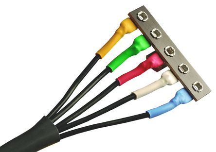 Alpha Wire - F2211/4 BK103 - Alpha Wire ɫ ϩ ׹ F2211/4 BK103, 2:1, 6.35mmֱ, 15.2cm		