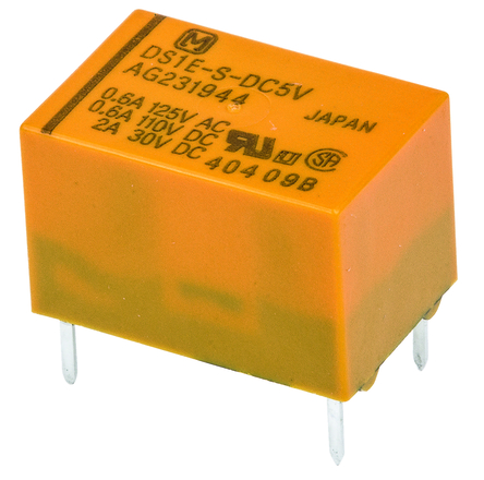 Panasonic - DS1E-S-DC5V - Panasonic DS1E-S-DC5V ˫ PCB װ Ǳ̵, 3 A, 5V dc		