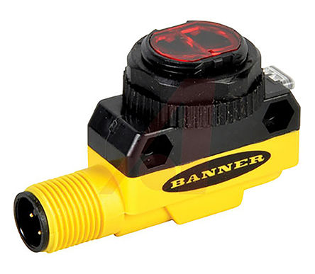 Banner - QS18VP6FF100Q8 - Banner 100 mm LED Դ ׹ܣ  紫 QS18VP6FF100Q8, PNP, 4 ŷʽٶϿ, IP67		