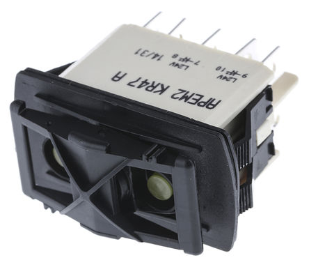 Apem - KR47CAKLLG - Apem KR47CAKLLG ˫˫  ̰忪, ()--(), 5A @ 24V ֱ, IP68		