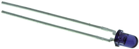 Kingbright - L-7143VBC-D - Kingbright ɫ (470 nm ) LED L-7143VBC-D, 4 V, 3 cd, 30°ӽ 5mm (T-1 3/4) ͨ		