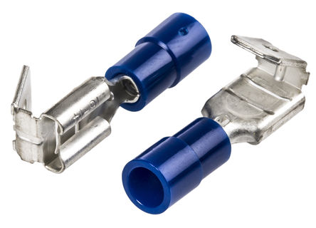 RS Pro - PBDNI2-250 - RS Pro ɫ Ե ѹӱʽ PBDNI2-250, 6.35 x 0.8mmӼ, 16AWG  14AWG		