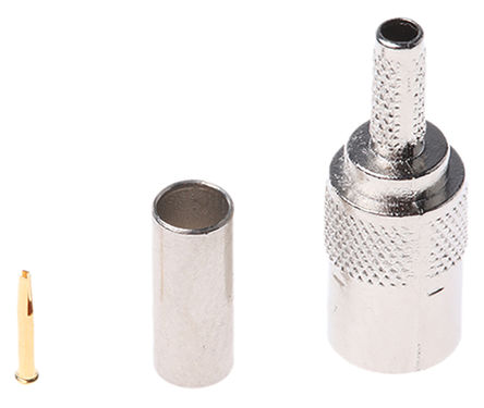 TE Connectivity - 5415487-1 - TE Connectivity 75Ω 直向 电缆安装 SMB 连接器 插头 5415487-1, 铍铜触芯, 压接端接		