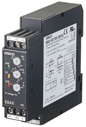 Omron - K8AK-VS3 24VAC/DC - Omron 1 ѹ ؼ̵ K8AK-VS3 24VAC/DC, ˫ , 24 V /ֱ		