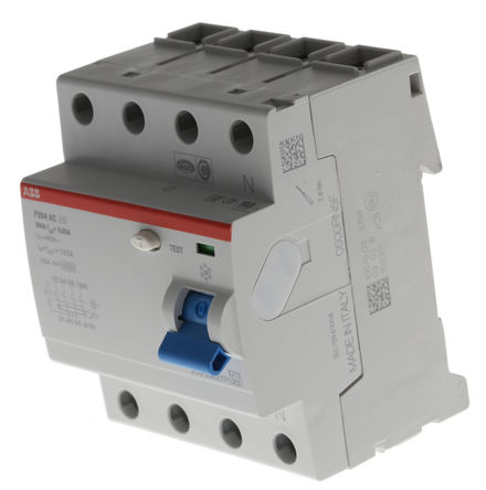 ABB - 2CSF204001R1900 - ABB System M Pro F200 ϵ 4P 100 A RCD  2CSF204001R1900, 30mAբ, DIN찲װ		