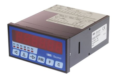 Baumer IVO - TA202.022AXA1 - Baumer IVO 6λ LED ּ TA202.022AXA1, 0.0001  9999.99ʾΧ, ߼, 40kHzƵ, 115 V 230 V Դ		