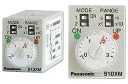 Panasonic - S1DXM-M2C30M-DC24V - Panasonic S1DXM ϵ ๦ ʱ̵ S1DXM-M2C30M-DC24V, 0.2 s  30 , 2, DPDT, 24 V ֱ		
