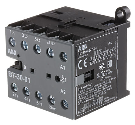 ABB - B7-30-01-80 - ABB B ϵ B7 ϵ Ӵ B7-30-01-80, 3 , 9 A, 240 V Ȧ		