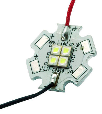 Intelligent LED Solutions - ILH-SO04-SIWH-SC201-WIR200. - ILS OSLON Signal PowerStar ϵ 4 ɫ Բ LED  ILH-SO04-SIWH-SC201-WIR200., 448 lm, 		