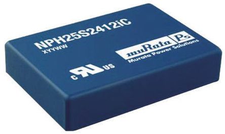 Murata Power Solutions - NPH25S4805IC - Murata Power Solutions NPH25S ϵ 25W ʽֱ-ֱת NPH25S4805IC, 36  75 V ֱ, 5.1V dc, 5A, 1.5kV dcѹ		