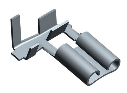 TE Connectivity - 1742999-2 - TE Connectivity FastOn ϵ ɫ ǾԵ о ѹӶ 1742999-2, 6.35 x 0.81mm		