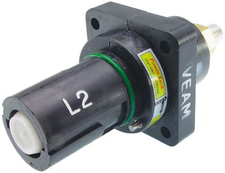 ITT Cannon - NPDFT-2-BK-L-T6 - ITT Cannon Veam Powerlock ϵ ҵԴ 尲װ  NPDFT-2-BK-L-T6, 660A, 1 kV 		