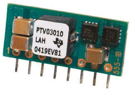 Texas Instruments - PTV12010WAD - PTV12010WAD ֱ-ֱԴģ, 12 V, 8 SIP ģװ		