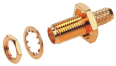 TE Connectivity - 1054868-1 - TE Connectivity ƽ 50 ֱ Ƶ 1054868-1, 0  18GHz, SMA   SMA , ͭо		