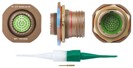 Souriau - 8D715W35PN - Souriau 8D ϵ 37· 尲װ    8D715W35PN, о, ǳߴ15, MIL-DTL-38999		