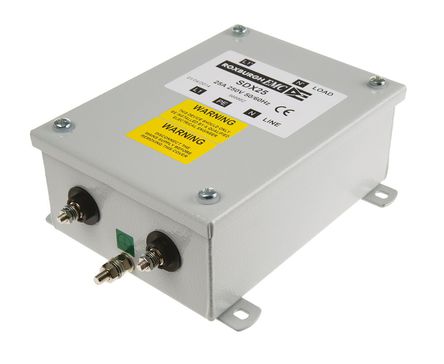 Roxburgh EMC - SDX25 - Roxburgh EMC SDX ϵ 25A 250 V , 400Hz װ Դ˲ SDX25, ˿Ӷ		