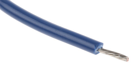 Alpha Wire - 3073 BL005 - Alpha Wire 30m ɫ 20 AWG UL1015 о ڲߵ 3073 BL005, 0.51 mm2 , 10/0.25 mm оʾ, 600 V		