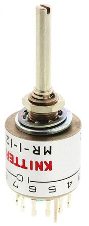 KNITTER-SWITCH - MR 1-12 - KNITTER-SWITCH 12λ ת MR 1-12, SP12T , 125 V ac, 24 V dcѹ, 150 mA @ 24 V ֱ, 6.5 x 40mm		