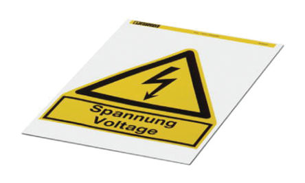 Phoenix Contact - 0830457 - Phoenix Contact 0830457 1װ Ԥӡǩ, 200mm, 200mm		