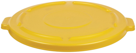 Rubbermaid Commercial Products - FG261960YEL - 505mm 黄色 PE 垃圾桶盖, 使用于2620 容器, 46mm		