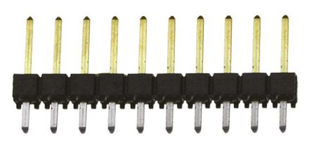 Samtec - TSW-110-07-L-S - Samtec TSW ϵ 10· 2.54mmھ (1) ֱ Ź TSW-110-07-L-S, Ӷ˽, 7.6A, ͨ		