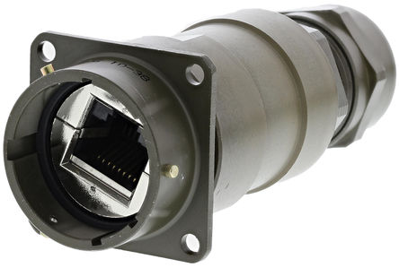 Amphenol - RJF2PEM1G - Amphenol IP68 Cat5e ĸ RJ45  RJF2PEM1G, 尲װ		