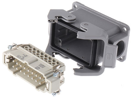 Harting - 09200162612+19200160446 - Harting Han A ϵ 16  ͷ RJ45-Rangierfeld ׼ 09200162612+19200160446, M25 Ƴߴ, 16A, 250 V 		