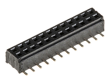 Samtec - CLM-112-02-L-D - Samtec CLM ϵ 2 24· ֱ 1mmھ װ ӡˢ· CLM-112-02-L-D, Ӷ˽, ԰		